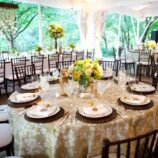 Round and Rectangle Table Settings