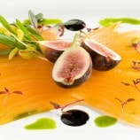 Saratoga Melon with Summer Figs and Port Wine Syrup